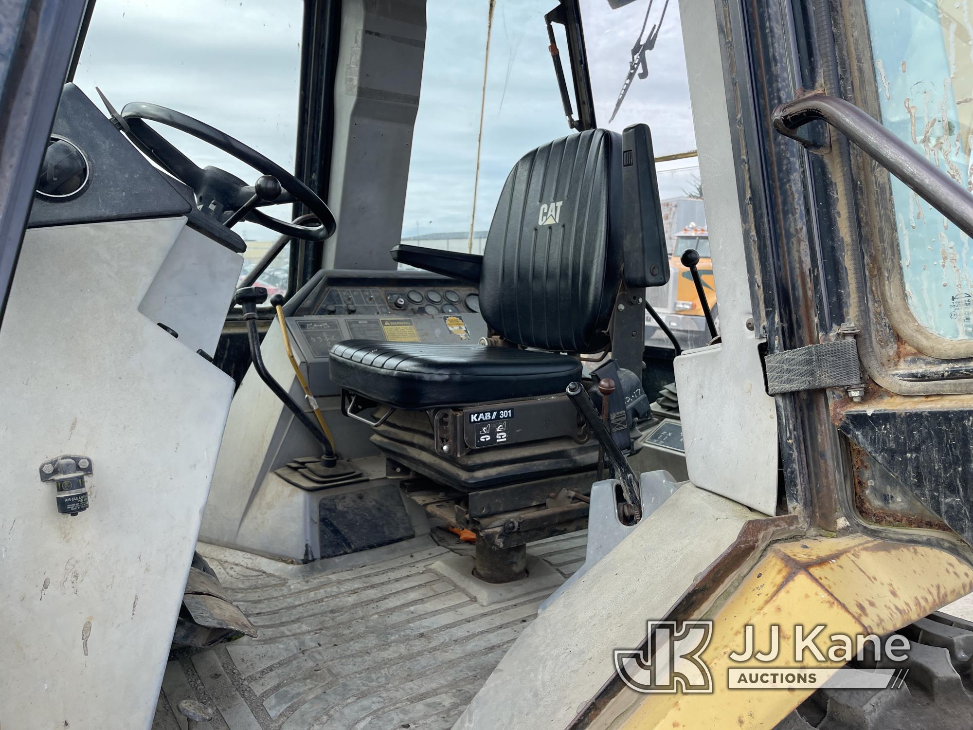 (Eureka, CA) 1995 Caterpillar 416B 4x4 Tractor Loader Backhoe Runs & Operates