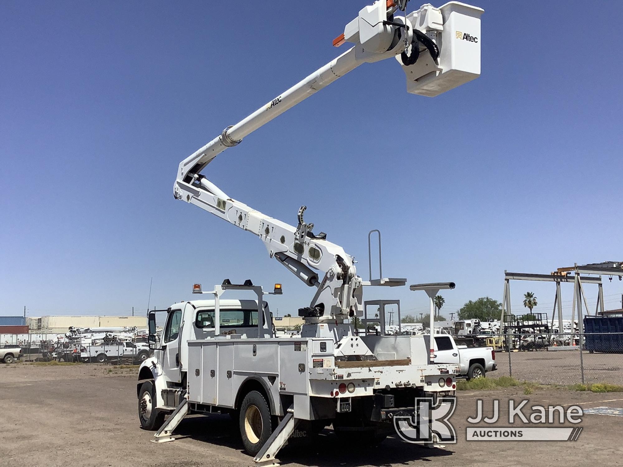 (Phoenix, AZ) Altec AA55, Material Handling Bucket Truck rear mounted on 2017 Freightliner M2 106 4x