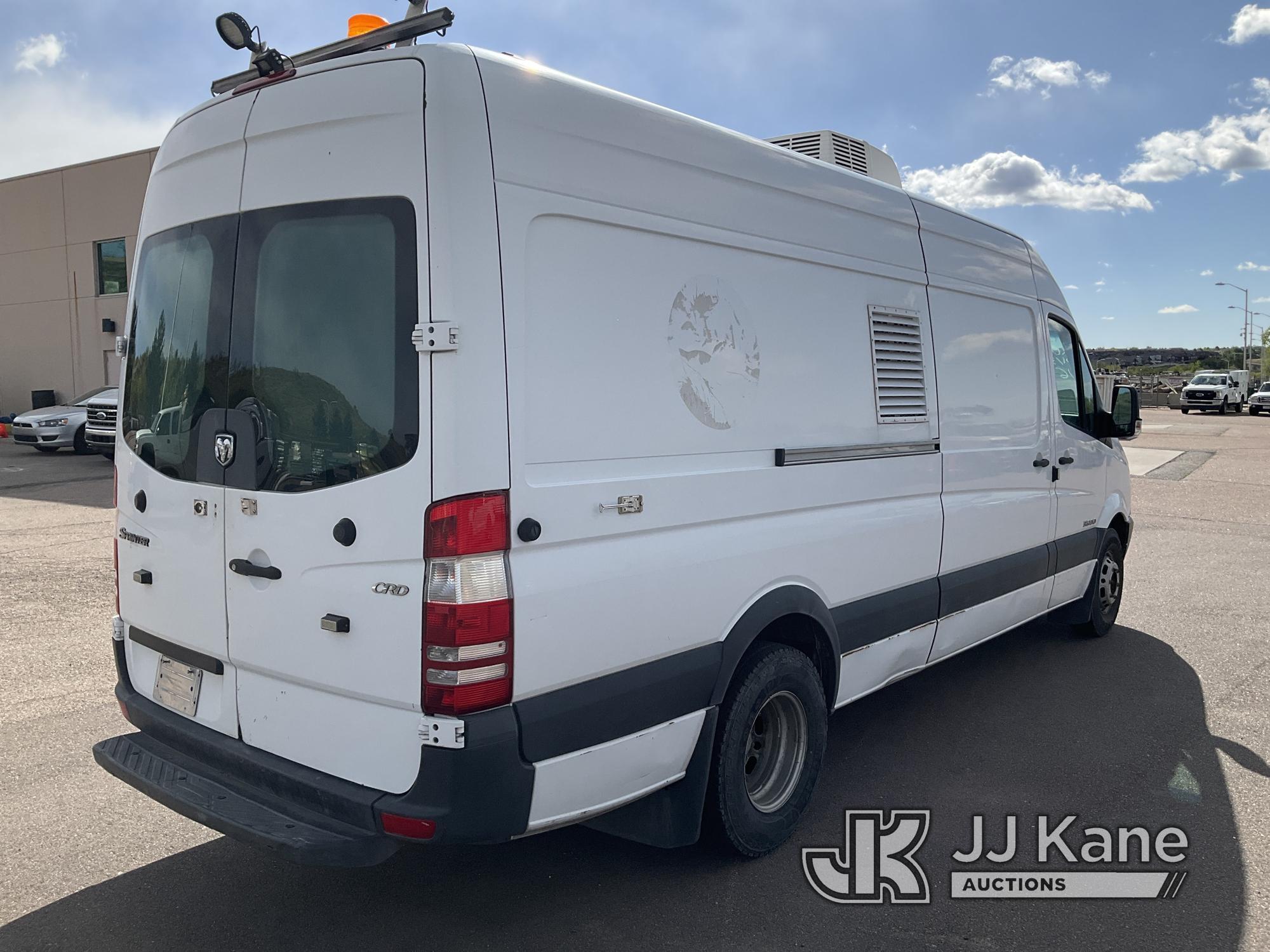 (Castle Rock, CO) 2008 Dodge Sprinter 3500 Cargo Van Runs, Moves & Operates) (Body Damage