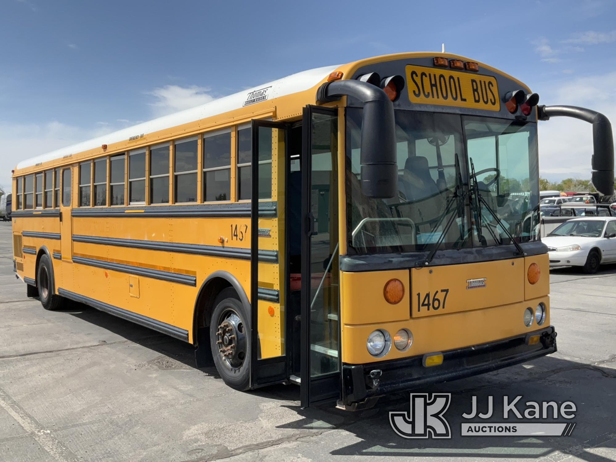 (Salt Lake City, UT) 2007 Thomas Saf-T-Liner School Bus Runs & Moves) (Engine Protect Light On