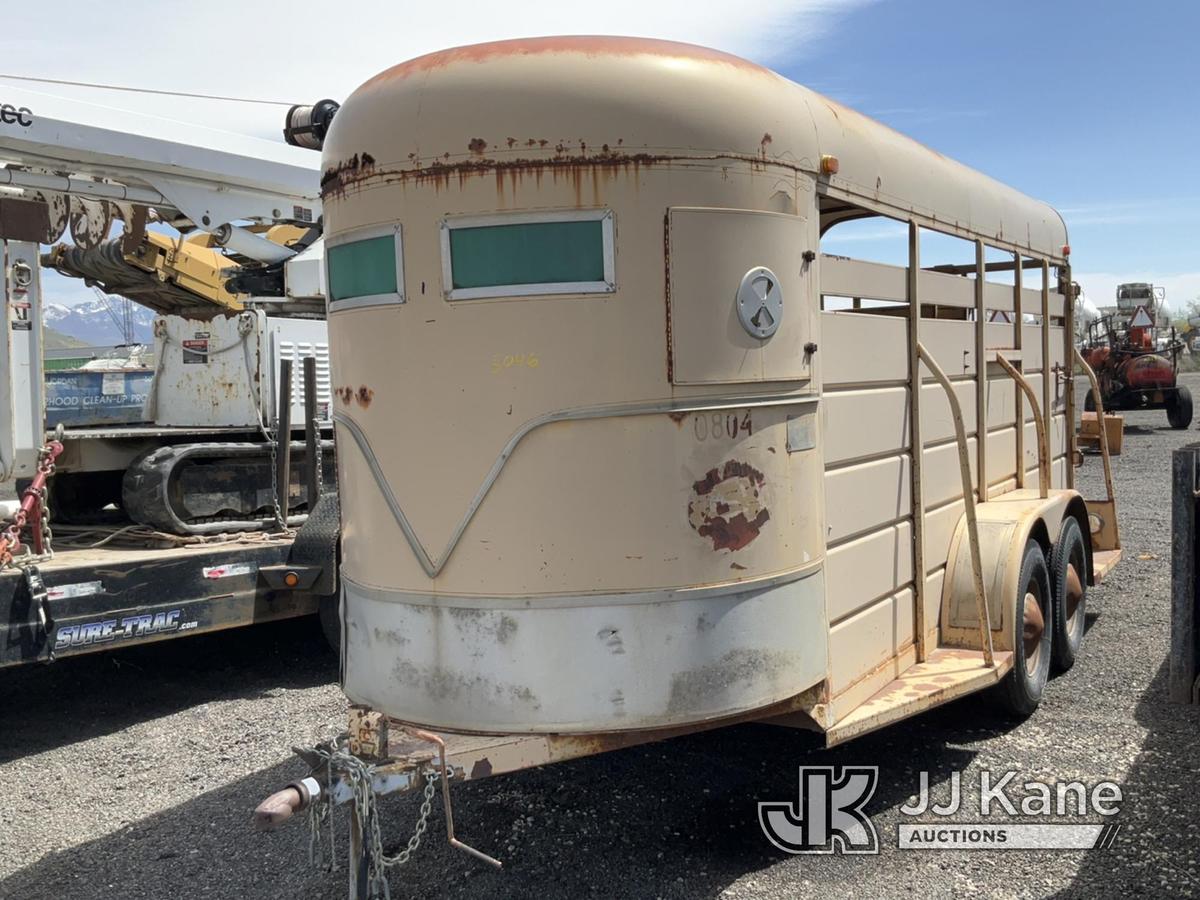 (Salt Lake City, UT) 1978 S & H 17ft Horse Trailer Towable