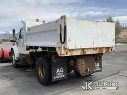 (Salt Lake City, UT) 1995 International 4900 Dump Truck Runs) (Radiator has a Hole in it, Drive Line