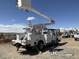 (Franktown, CO) Altec AA55-MH, Material Handling Bucket Truck rear mounted on 2011 Freightliner M2 1