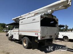 (Anderson, CA) Altec LRV60E70, Over-Center Elevator Bucket mounted behind cab on 2011 Ford F750 Chip