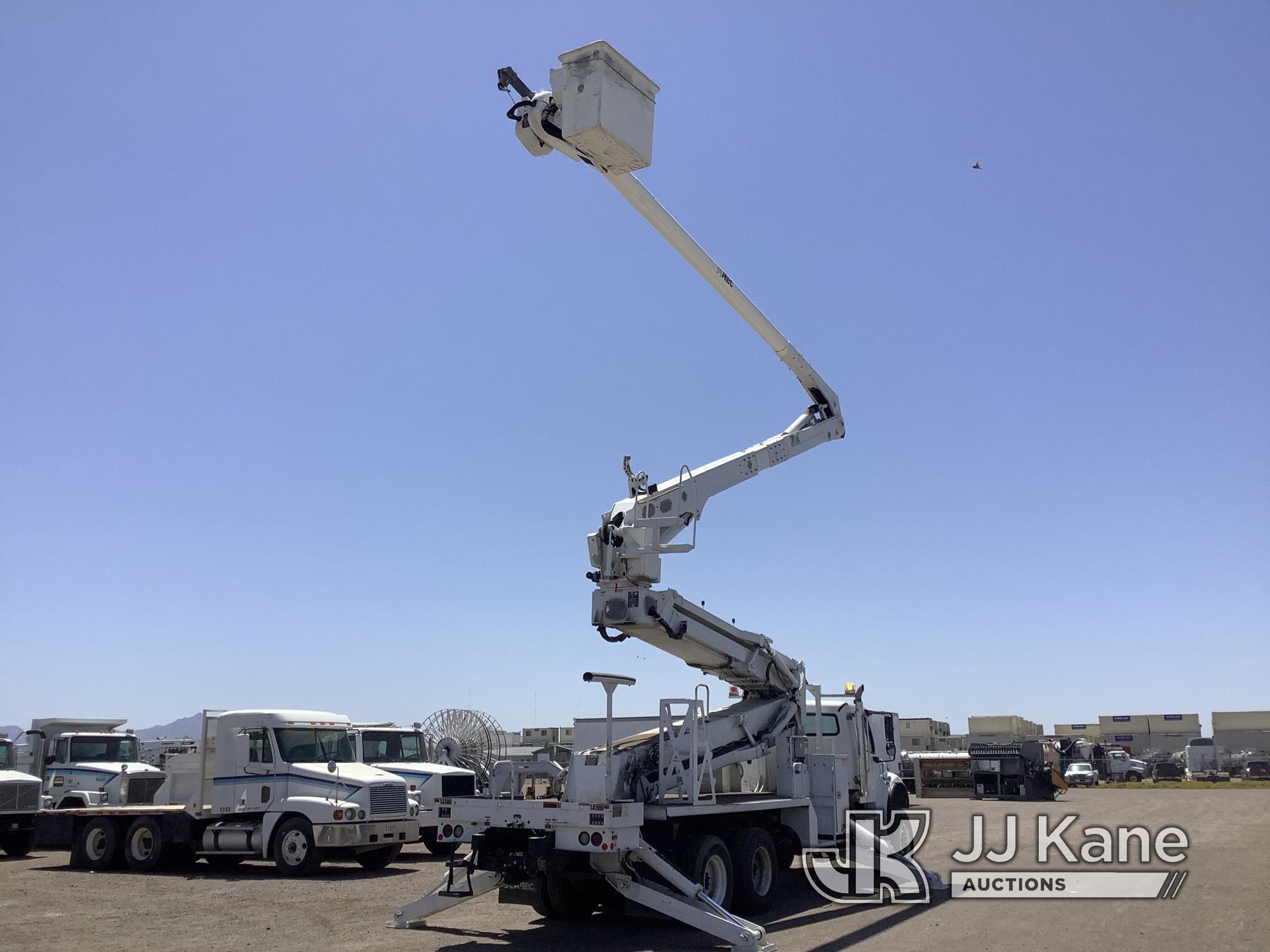 (Phoenix, AZ) Altec AN67-E100, Material Handling Elevator Bucket Truck rear mounted on 2017 Freightl