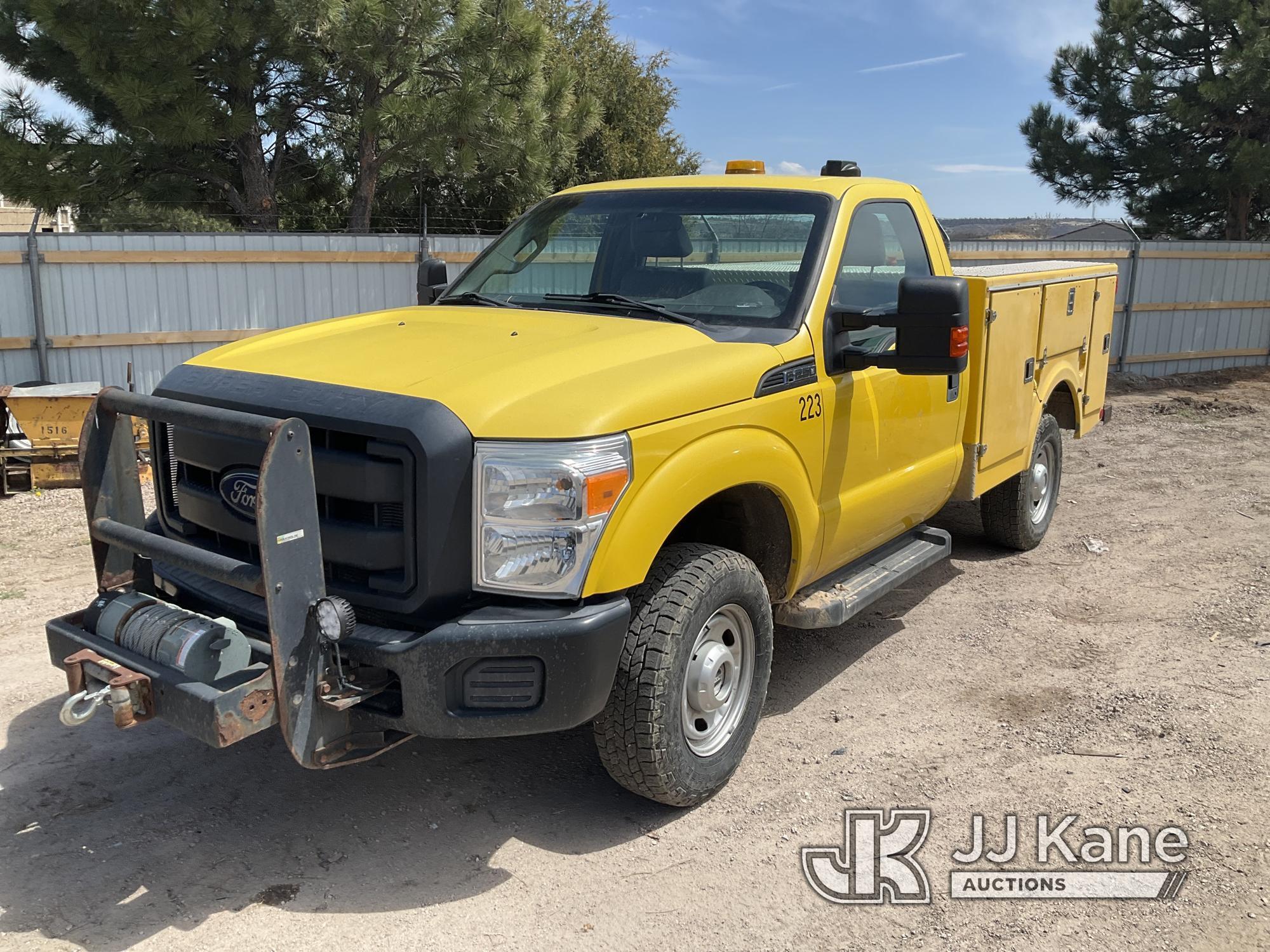 (Castle Rock, CO) 2012 Ford F250 4x4 Service Truck Runs & Moves