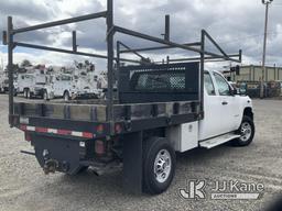 (Portland, OR) 2012 Chevrolet Silverado 2500HD 4x4 Extended-Cab Flatbed Truck Runs & Moves