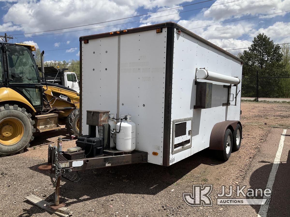 (Castle Rock, CO) 1999 Fabrication Technologies Inc. Enclosed Cargo Trailer, Onan generator (per sel