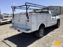 (Reno, NV) 2005 GMC Silverado 3500 4x4 Service Truck Runs & Moves