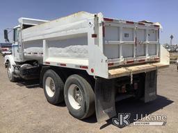 (Phoenix, AZ) 1990 WhiteGMC WG T/A Dump Truck Runs & Moves, Dump Operates) (Odometer display is brok