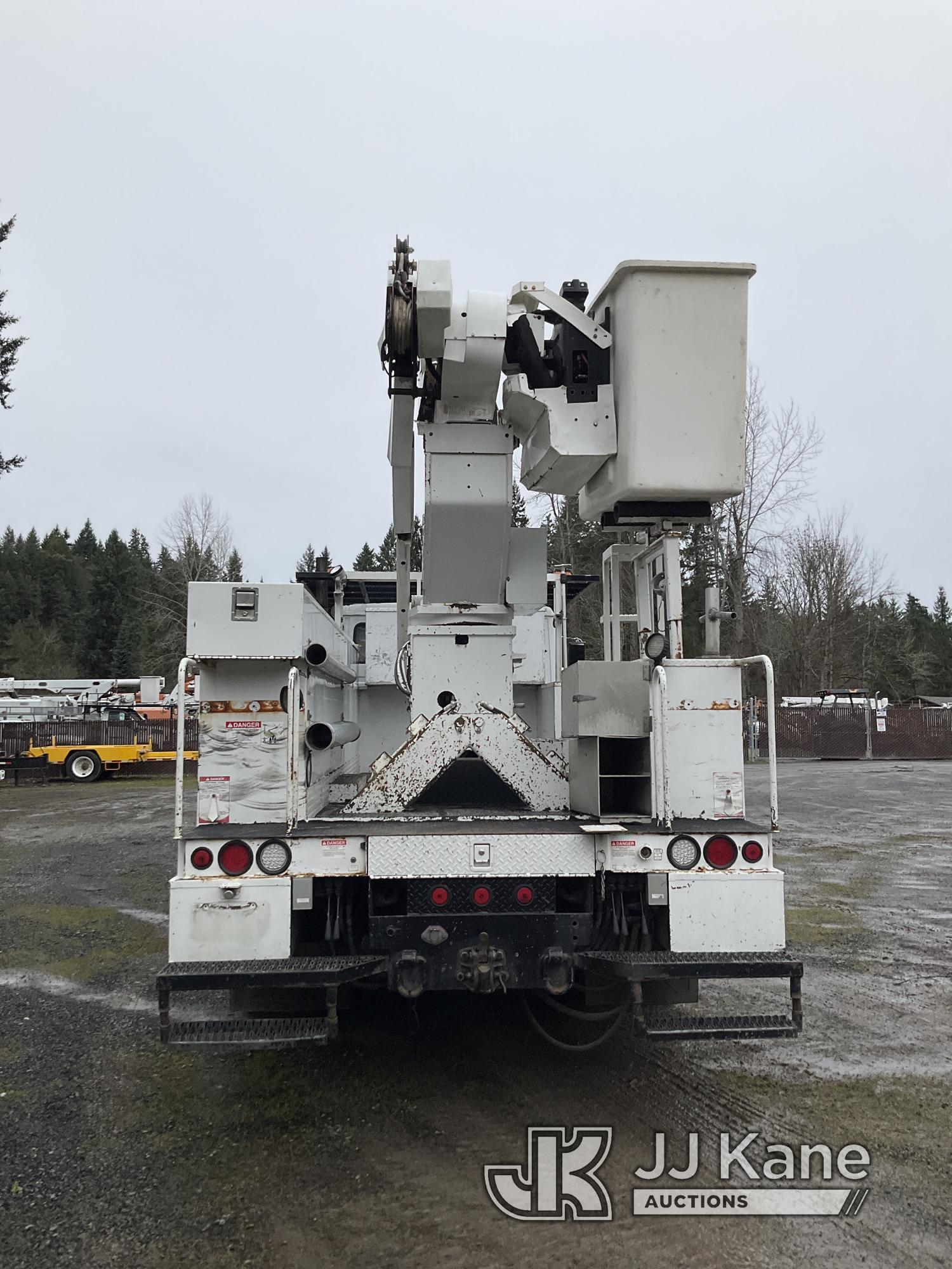 (Eatonville, WA) HiRanger 55-OM, Material Handling Bucket rear mounted on 2004 Freightliner FL80 Uti