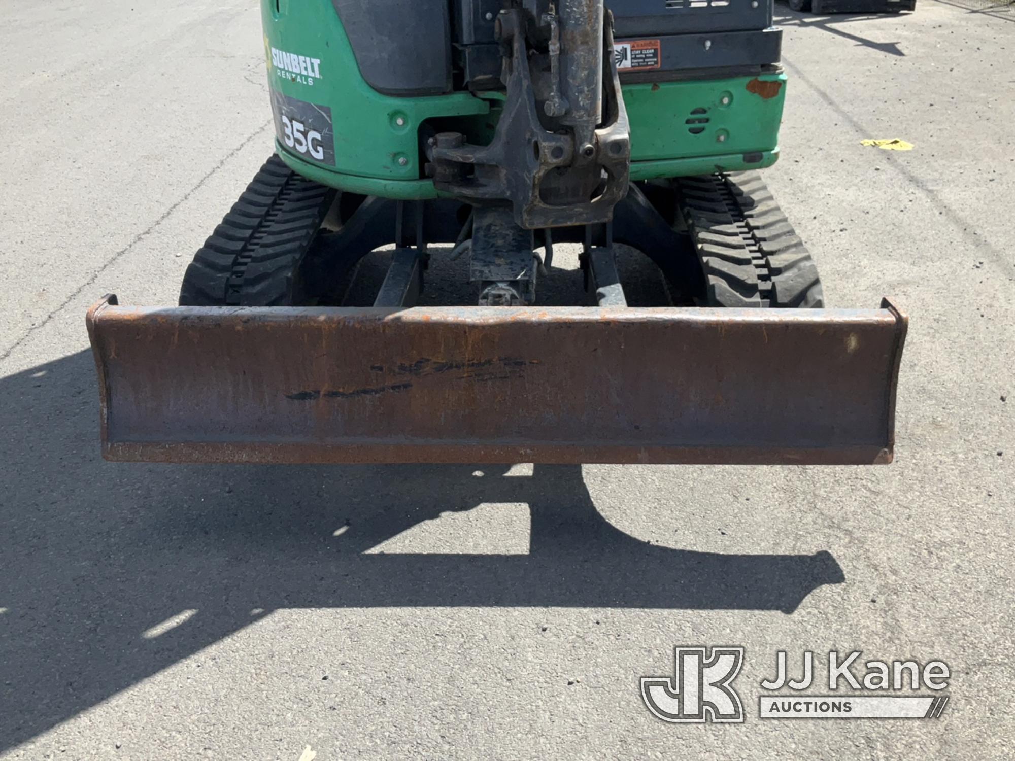 (Portland, OR) 2017 John Deere 35g Mini Hydraulic Excavator Runs, Moves, Operates) (No Digging Bucke