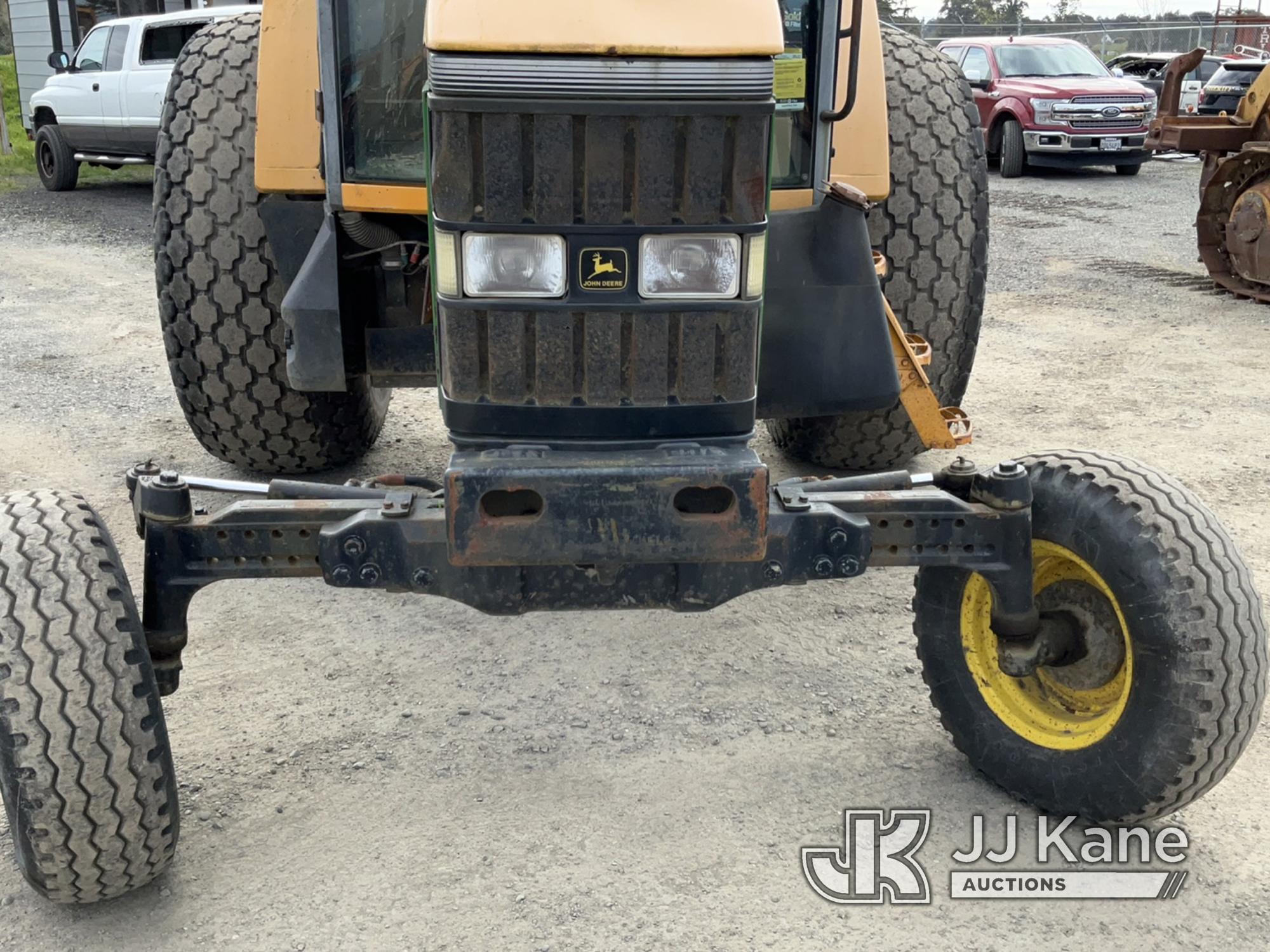 (Eureka, CA) 2000 John Deere 7410 Utility Tractor Runs & Operates