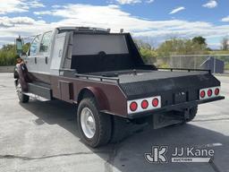 (Salt Lake City, UT) 2007 Ford F650 Crew-Cab Flatbed Truck Runs & Moves