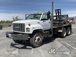 (Salt Lake City, UT) 1996 GMC Topkick Bin Lift Truck Runs, Moves & Operates