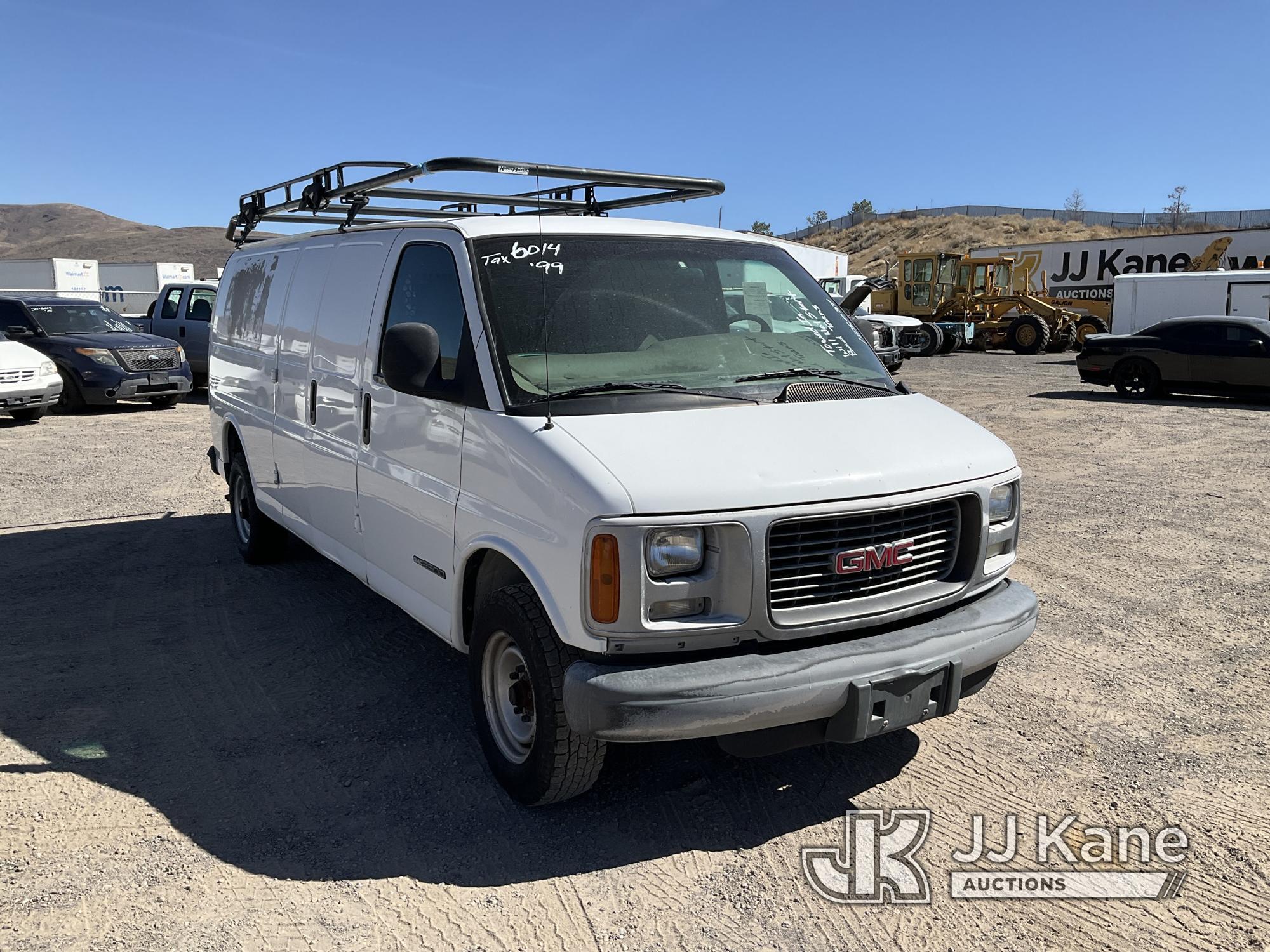 (McCarran, NV) 1999 GMC 2500 Cargo Van, Towed In Taxable Located In Reno Nv. Contact Nathan Tiedt to