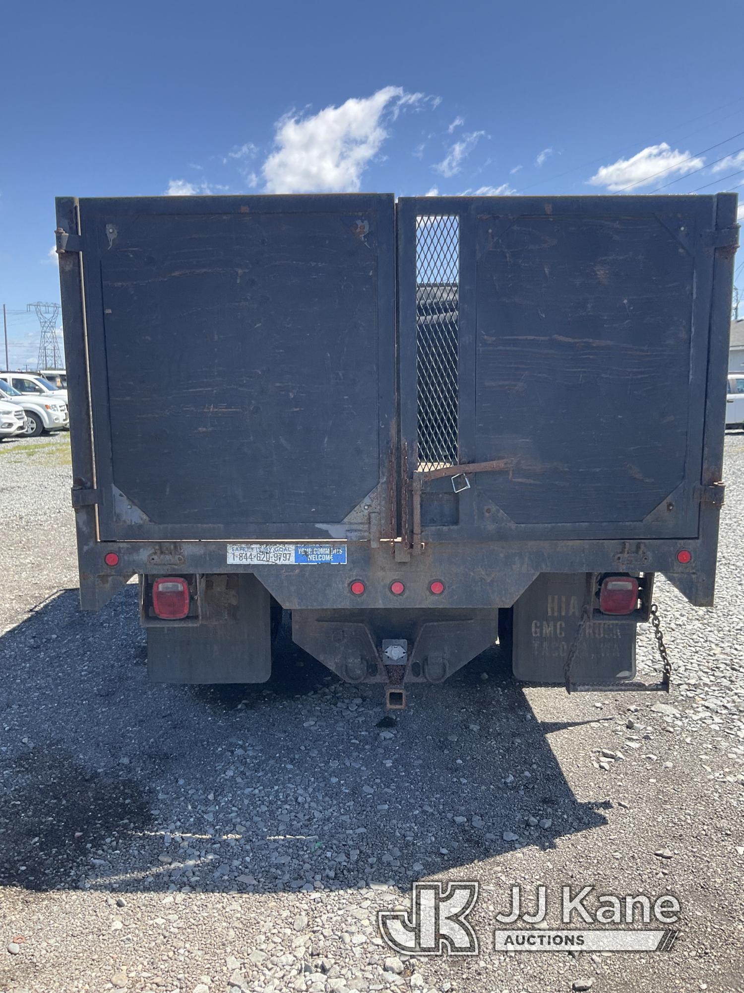 (Tacoma, WA) 2007 GMC C4500 Dump Debris Truck Runs & Moves) (Dump Controls Damaged, Condition Unknow