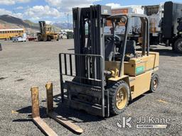 (Salt Lake City, UT) Caterpillar VC60D Forklift Cranks, Will Not Start