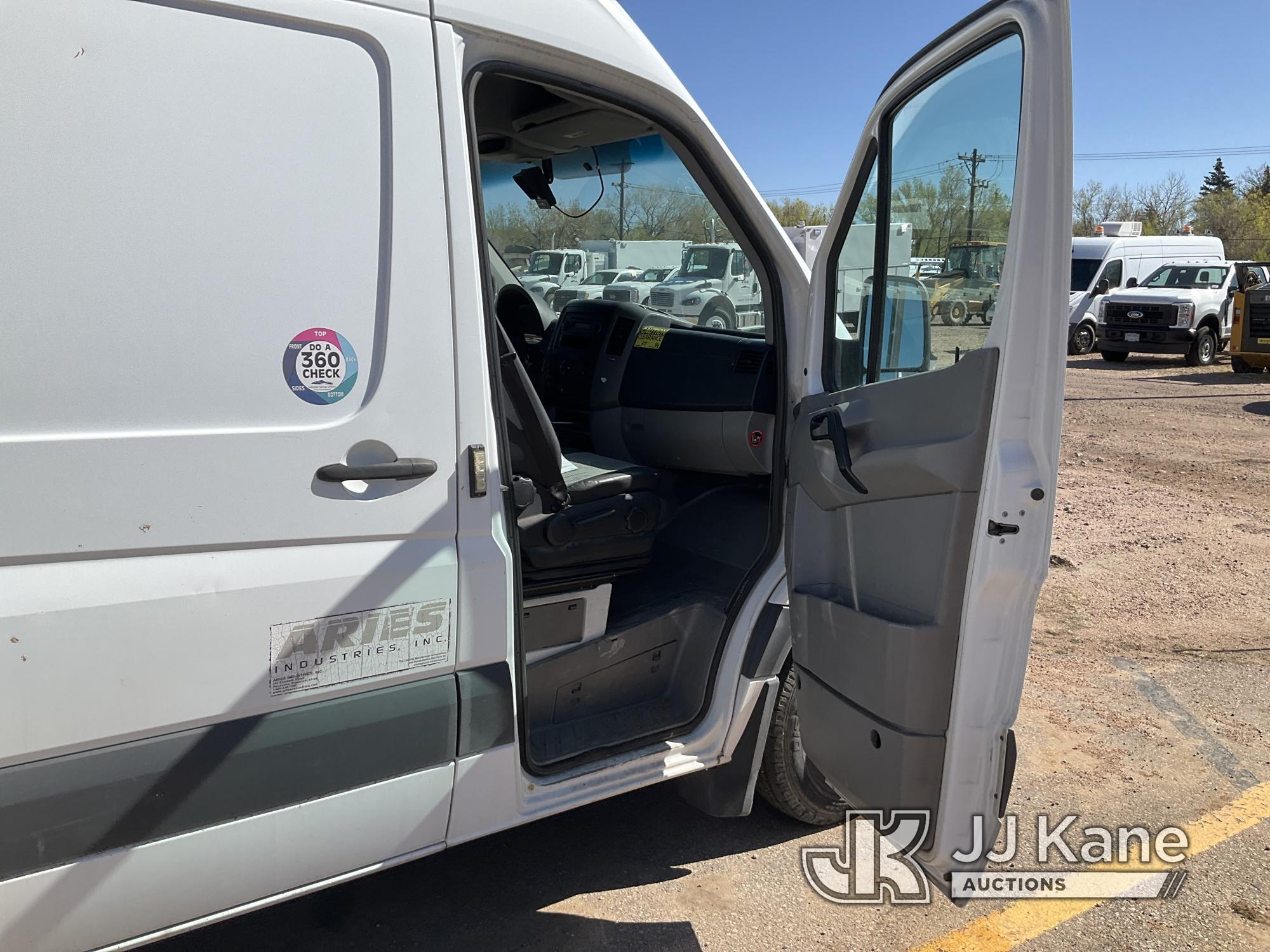 (Castle Rock, CO) 2009 Dodge Sprinter 3500 Step Van Runs, Moves, Operates