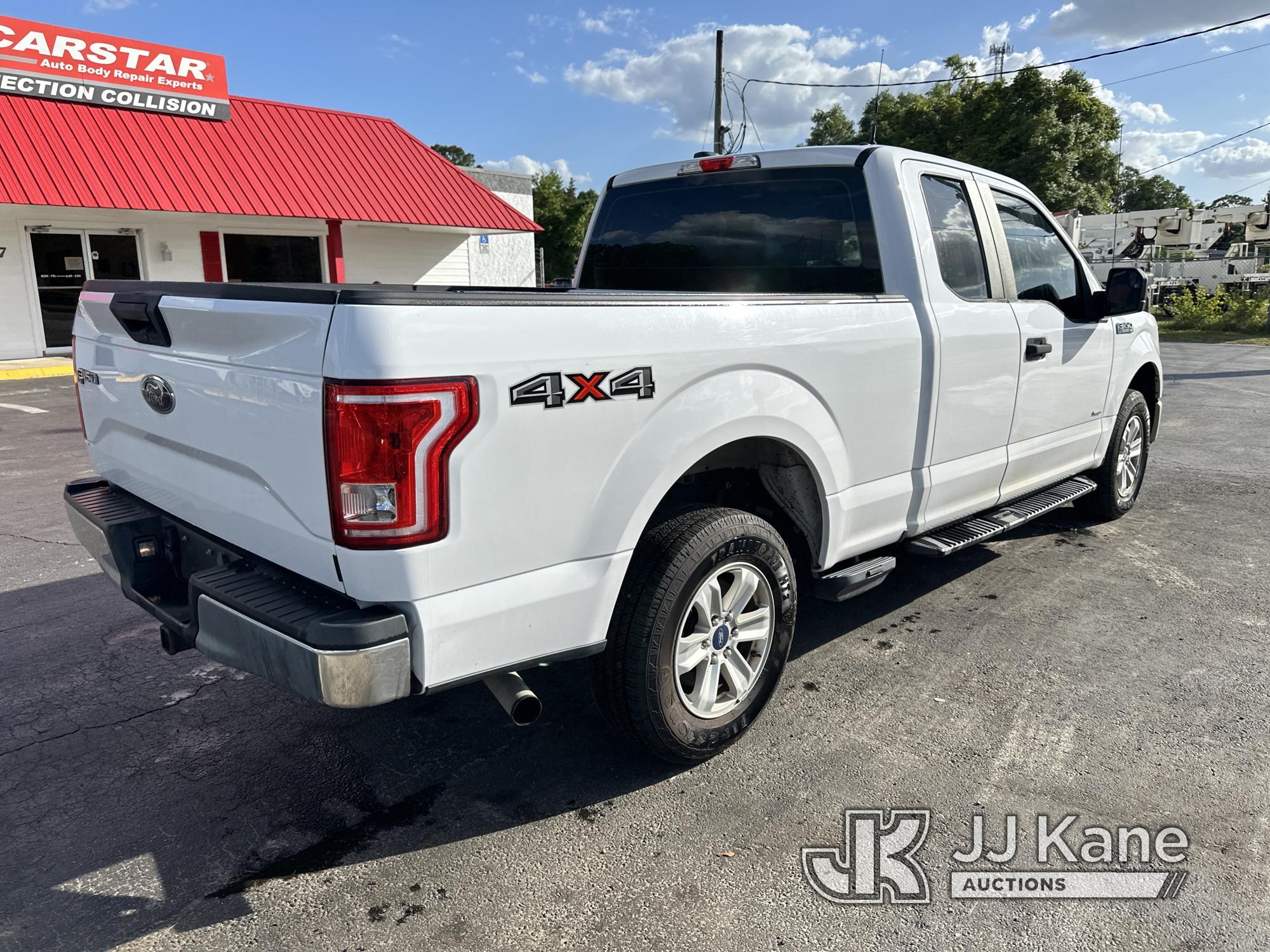 (Ocala, FL) 2015 Ford F150 4x4 Extended-Cab Pickup Truck Duke Unit) (Runs & Moves