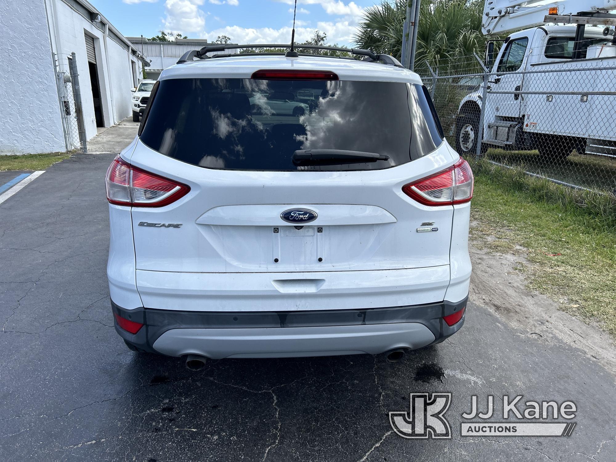 (Ocala, FL) 2015 Ford Escape 4x4 4-Door Sport Utility Vehicle Duke Unit) (Runs & Moves) (Check Engin