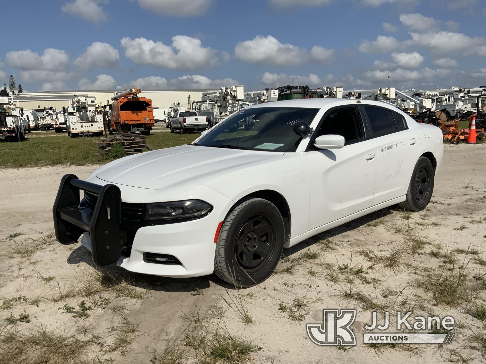 (Westlake, FL) 2016 Dodge Charger Police Package 4-Door Sedan, Former Police Vehicle Runs & Moves) (