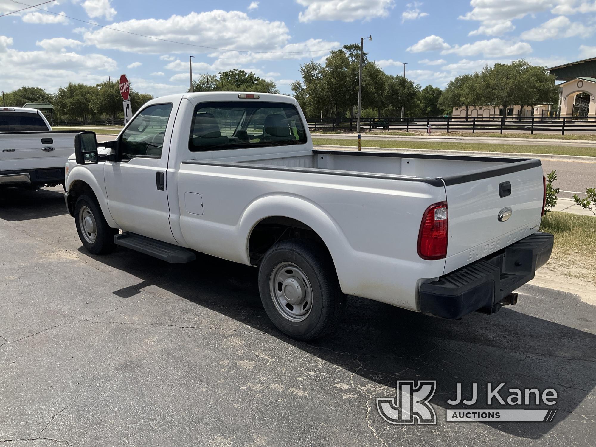 (Ocala, FL) 2012 Ford F250 Pickup Truck Duke Unit) (Runs & Moves) (Body Damage