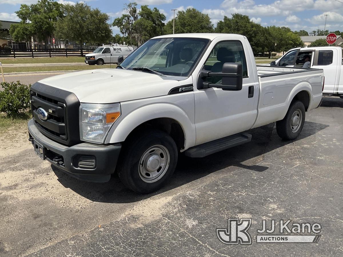 (Ocala, FL) 2012 Ford F250 Pickup Truck Duke Unit) (Runs & Moves) (Body Damage