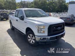 (Ocala, FL) 2016 Ford F150 4x4 Extended-Cab Pickup Truck Duke Unit) (Runs & Moves) (Check Engine Lig