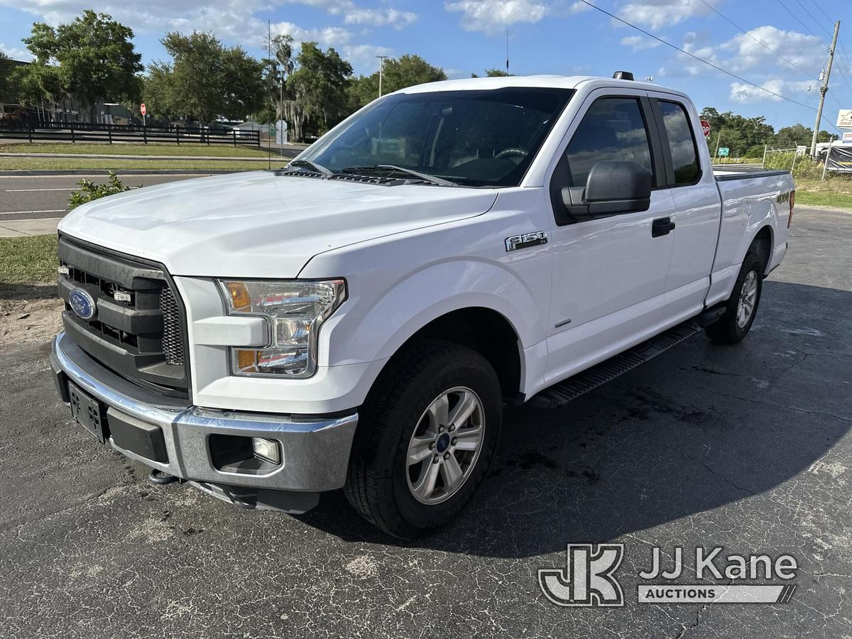 (Ocala, FL) 2015 Ford F150 4x4 Extended-Cab Pickup Truck Duke Unit) (Runs & Moves