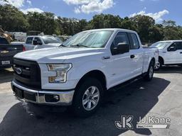 (Ocala, FL) 2015 Ford F150 4x4 Extended-Cab Pickup Truck Duke Unit) (Runs & Moves) (Body/Paint Damag