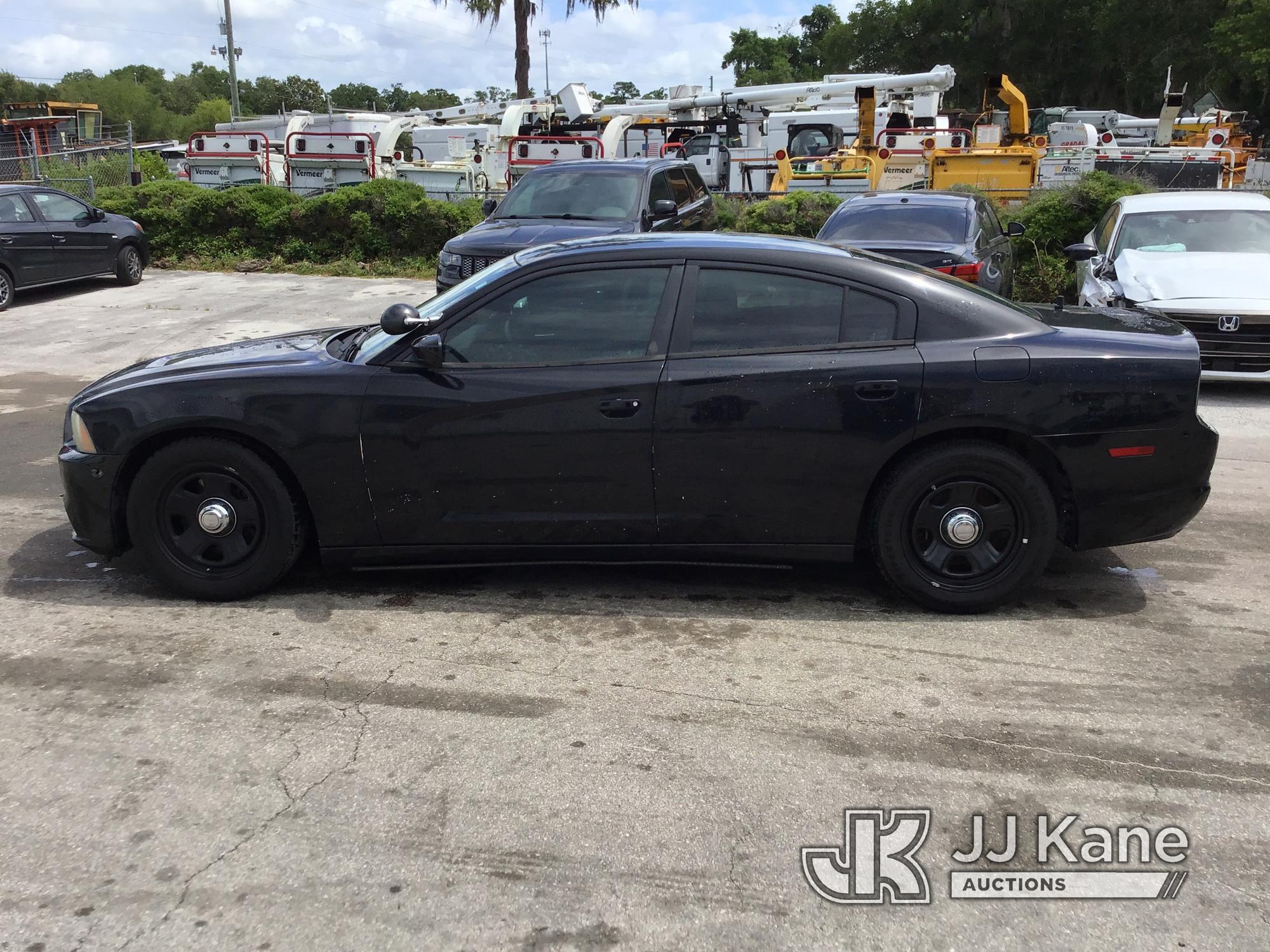 (Ocala, FL) 2012 Dodge Charger Police Package 4-Door Sedan Runs & Moves) (Jump To Start, Minor Body