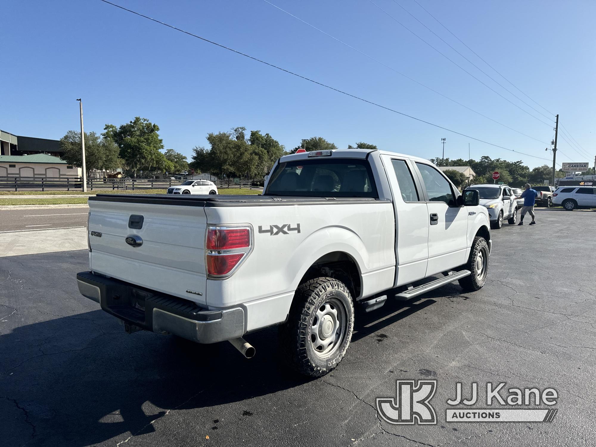 (Ocala, FL) 2014 Ford F150 4x4 Extended-Cab Pickup Truck Duke Unit) (Runs & Moves