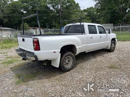 (Charlotte, NC) 2007 Chevrolet Silverado 3500 Crew-Cab Dual Wheel Pickup Truck Runs & Moves) (Check