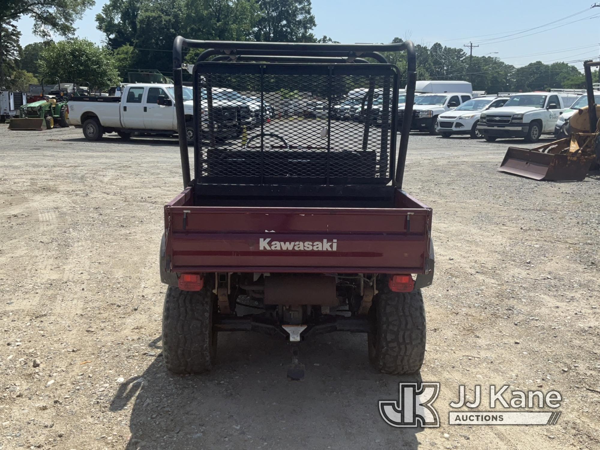 (Charlotte, NC) 2009 Kawasaki 4010 Mule 4x4 Crew-Cab Yard Cart Runs & Moves) (Jump To Start, Trans I