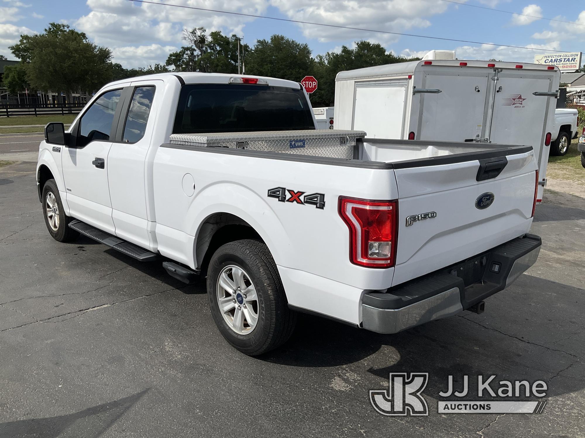 (Ocala, FL) 2015 Ford F150 4x4 Extended-Cab Pickup Truck Duke Unit) (Runs & Moves