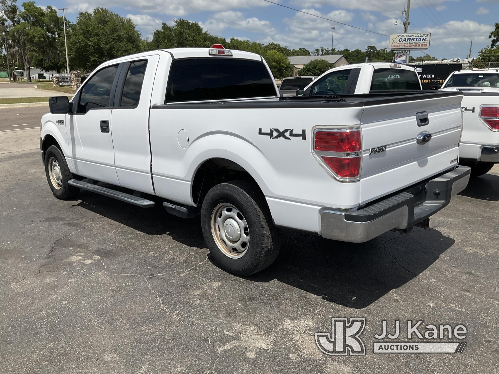 (Ocala, FL) 2014 Ford F150 4x4 Extended-Cab Pickup Truck Duke Unit) (Runs & Moves