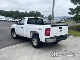 (Supply, NC) 2008 Chevrolet Silverado 1500 4x4 Pickup Truck, Co-Op Unit Runs, Moves, Check Engine Li