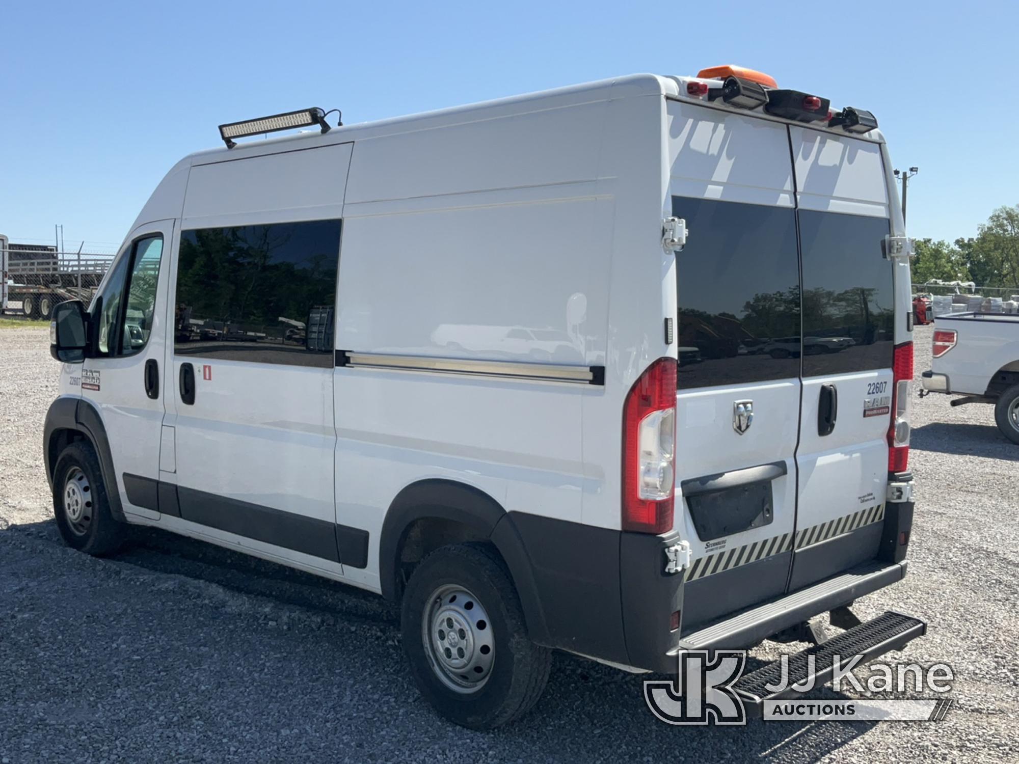 (Verona, KY) 2016 RAM Promaster 2500 High-Top Cargo Van Runs & Moves) (Check Engine Light On, Runs R