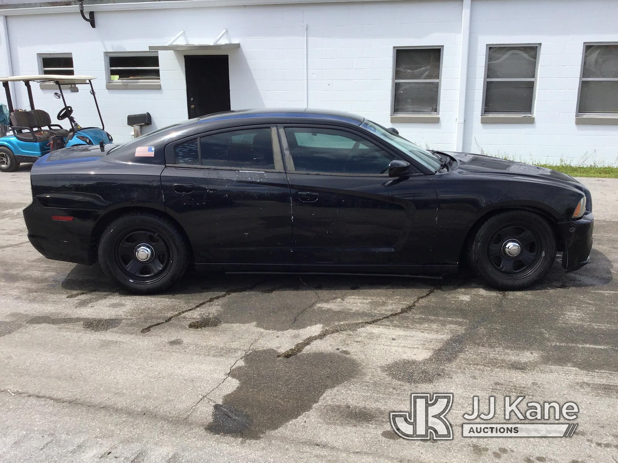 (Ocala, FL) 2012 Dodge Charger Police Package 4-Door Sedan Runs & Moves) (Jump To Start, Minor Body