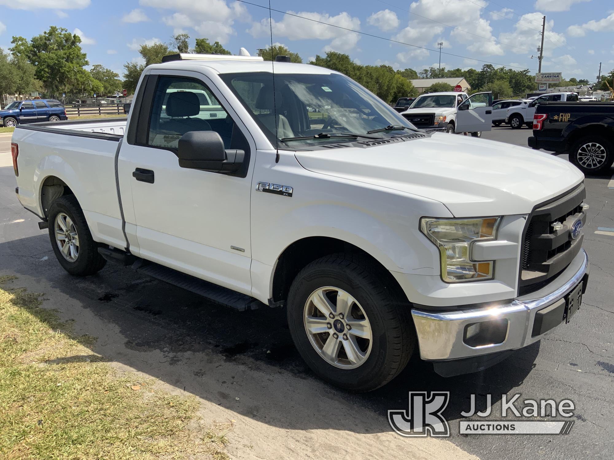 (Ocala, FL) 2016 Ford F150 Pickup Truck Duke Unit) (Runs & Moves) (Check Engine Light On, Body/Paint