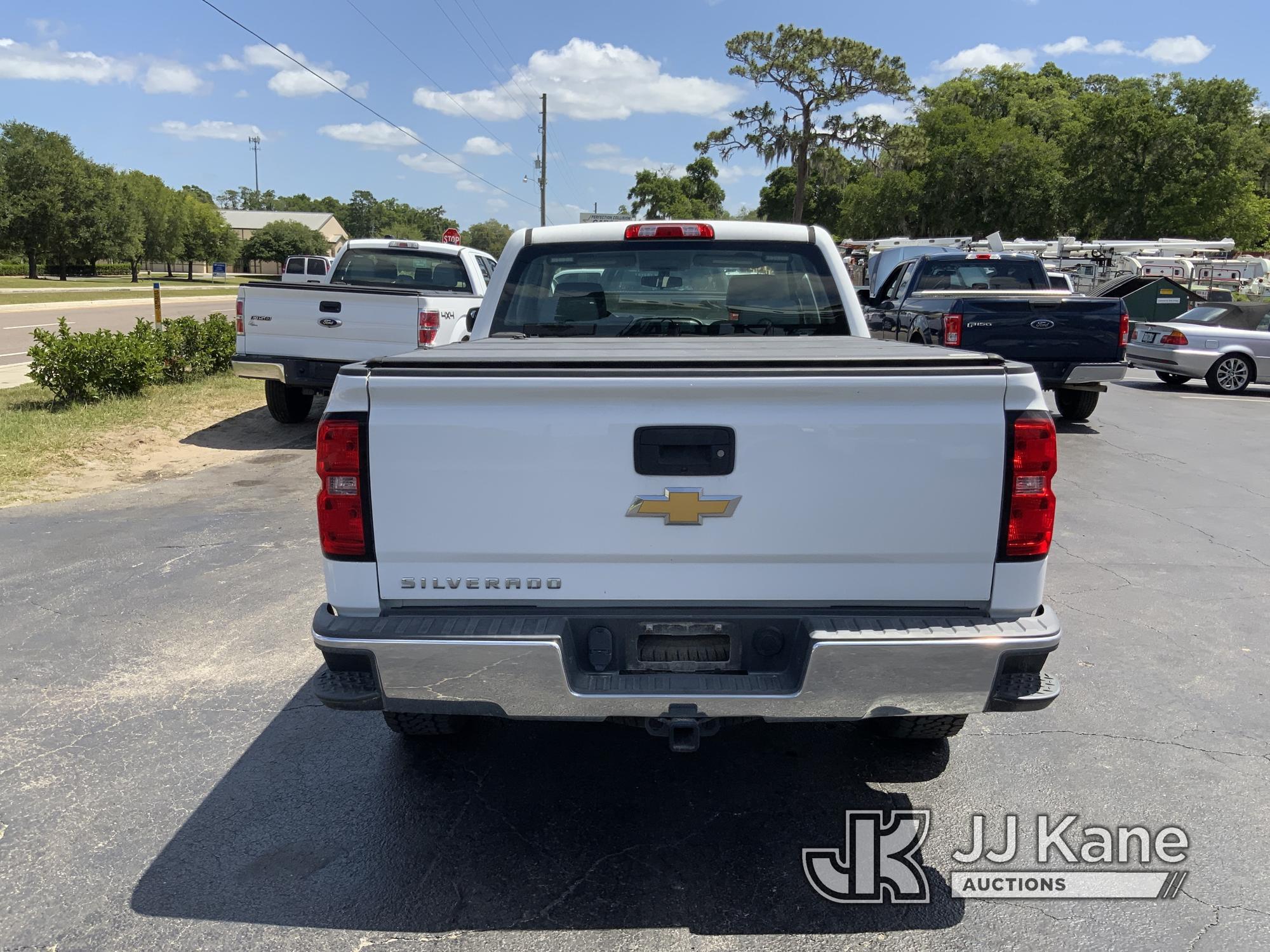 (Ocala, FL) 2018 Chevrolet Silverado 1500 4x4 Extended-Cab Pickup Truck Duke Unit) (Runs & Moves