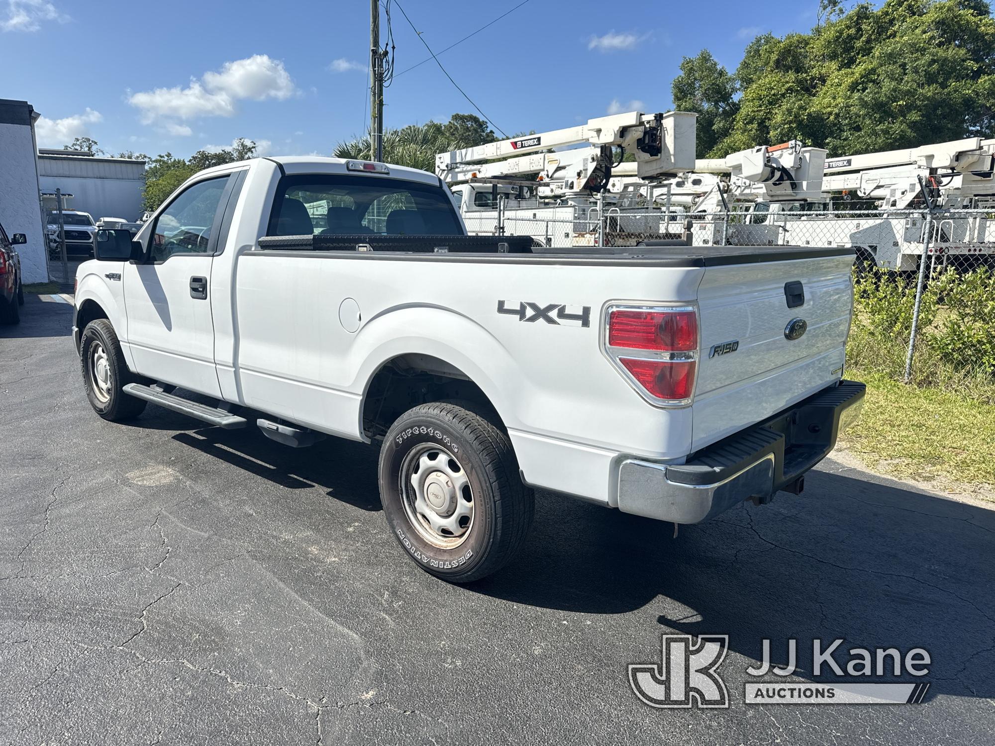 (Ocala, FL) 2014 Ford F150 4x4 Pickup Truck Duke Unit) (Runs & Moves) (Paint Damage