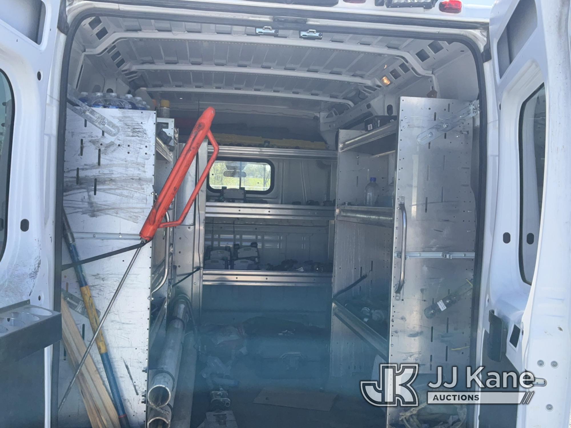 (Verona, KY) 2018 RAM Promaster 2500 High-Top Cargo Van Runs & Moves) (Check Engine Light On, Engine