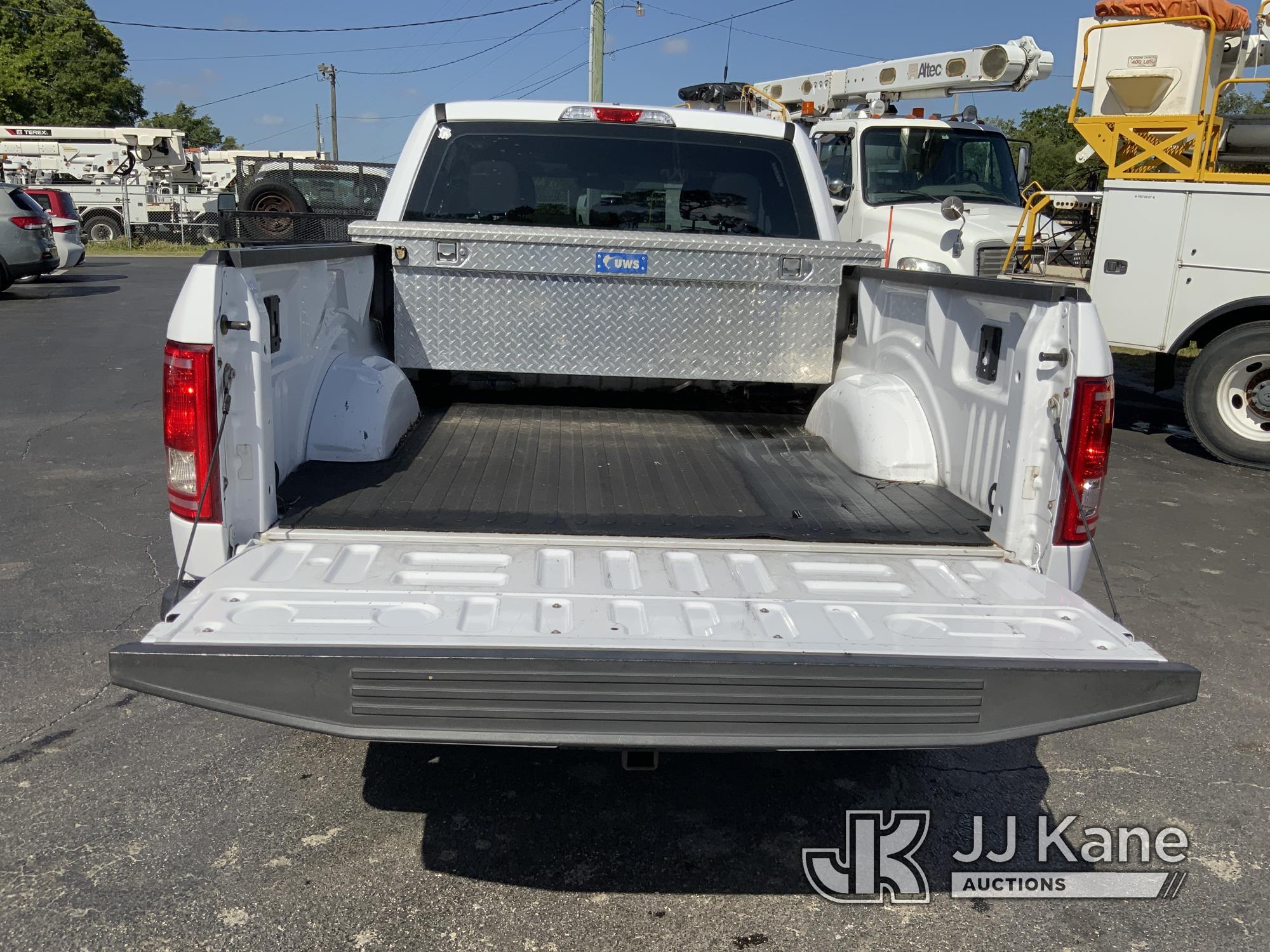 (Ocala, FL) 2016 Ford F150 4x4 Extended-Cab Pickup Truck Duke Unit) (Runs & Moves) (Check Engine Lig