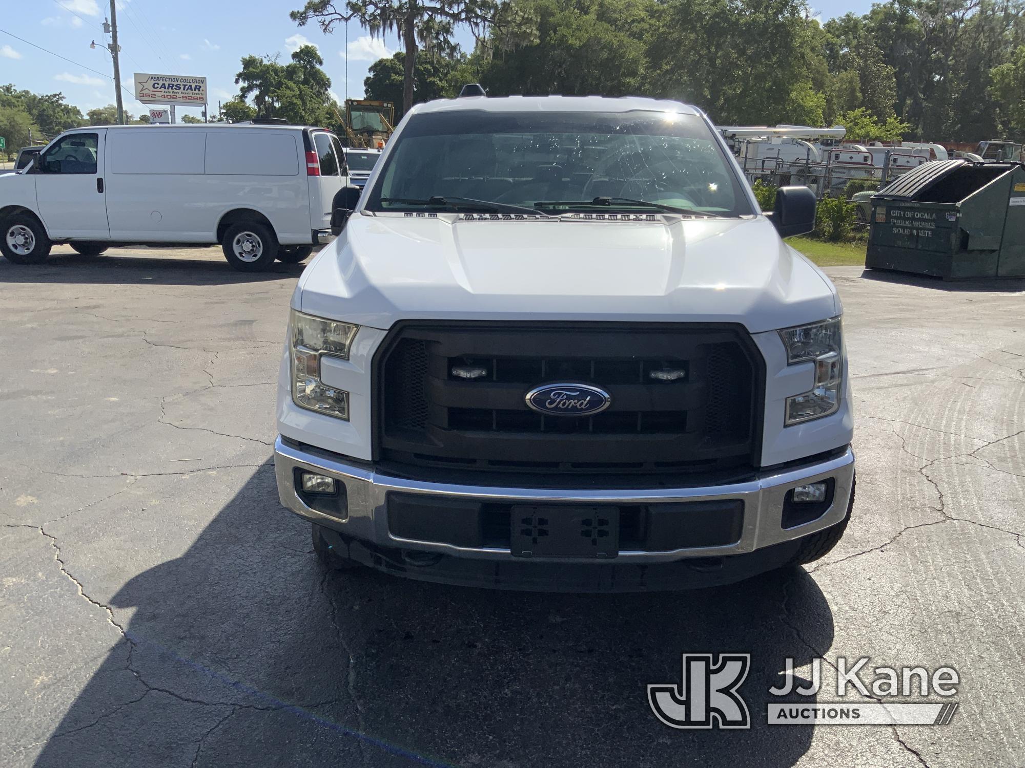 (Ocala, FL) 2016 Ford F150 4x4 Extended-Cab Pickup Truck Duke Unit) (Runs & Moves) (Check Engine Lig