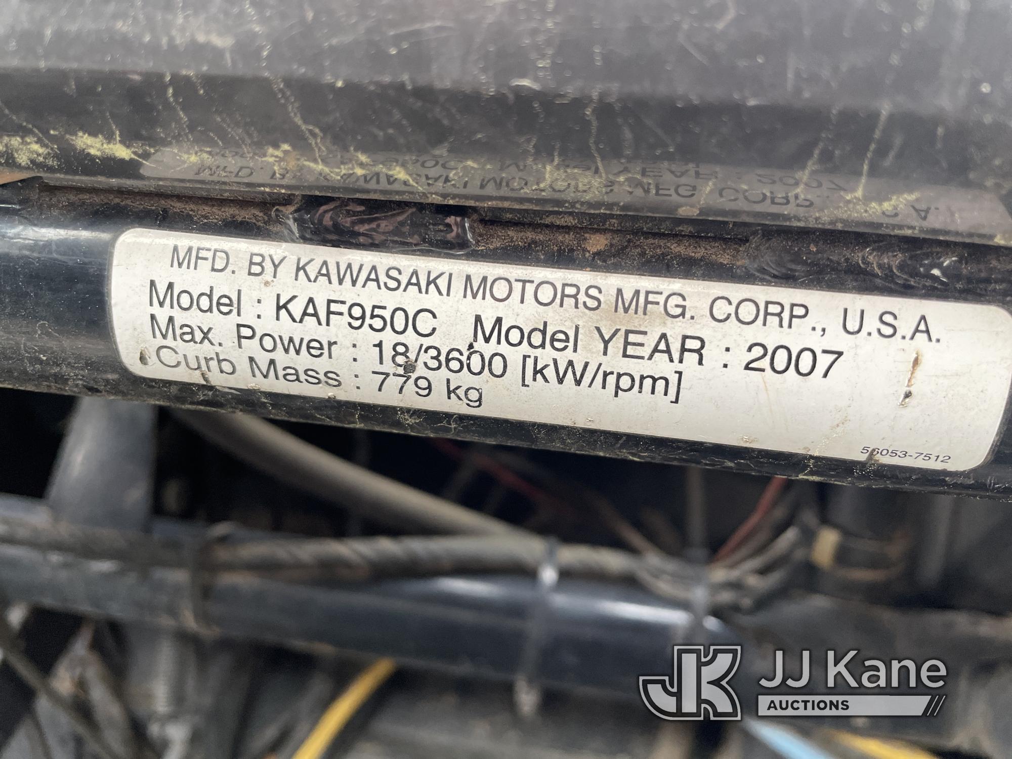(Columbiana, AL) 2007 Kawasaki Mule 2510 All-Terrain Vehicle, (Municipality Owned) Not Running, Will