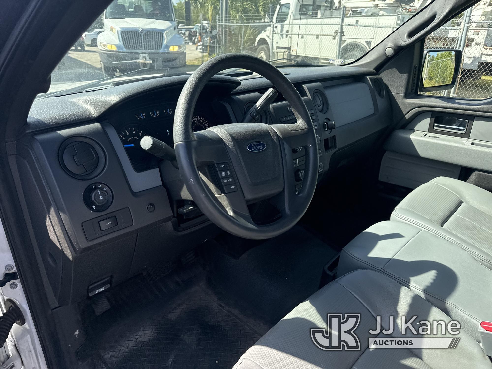 (Ocala, FL) 2014 Ford F150 4x4 Pickup Truck Duke Unit) (Runs & Moves) (Paint Damage