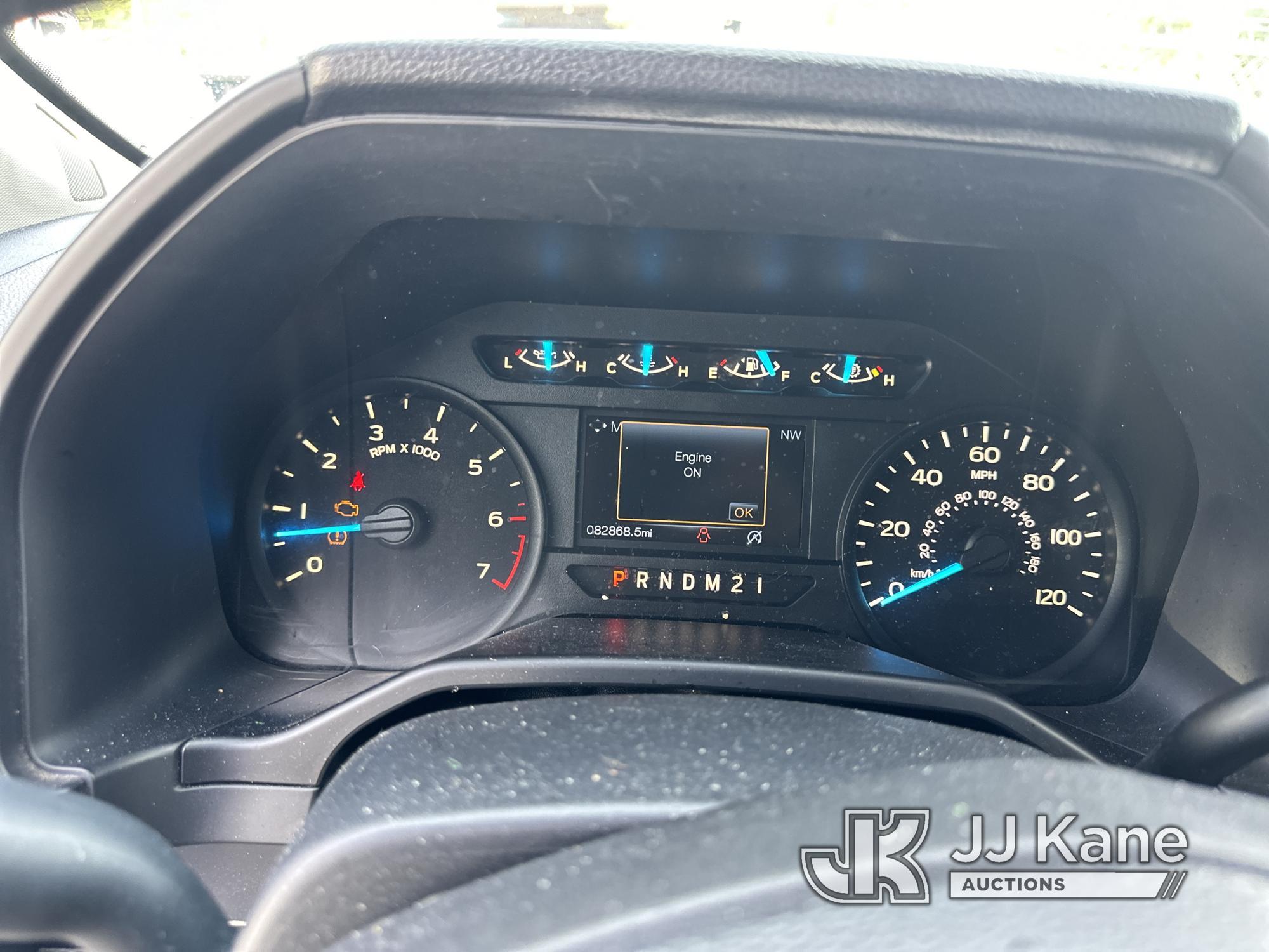 (Ocala, FL) 2016 Ford F150 4x4 Extended-Cab Pickup Truck Duke Unit) (Run & Moves) (Check Engine Ligh