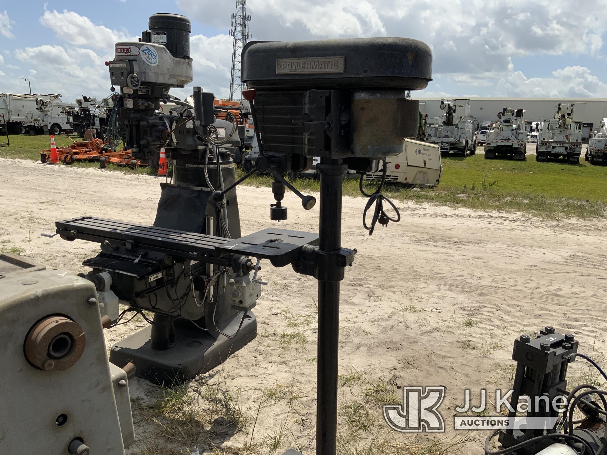 (Westlake, FL) Power Matic Drill Press (Condition Unknown) NOTE: This unit is being sold AS IS/WHERE